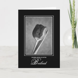 Sympathy Card Tulip Karte