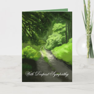 Sympathy Card von uns: Brother Forest Karte