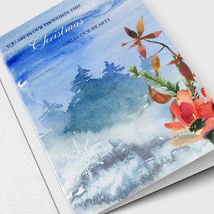 Sympathy Cards Weihnachten In unseren Gedanken