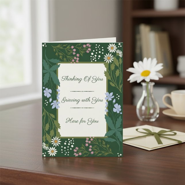Sympathy & Grief Support Card | Thinking of You Karte (Von Creator hochgeladen)