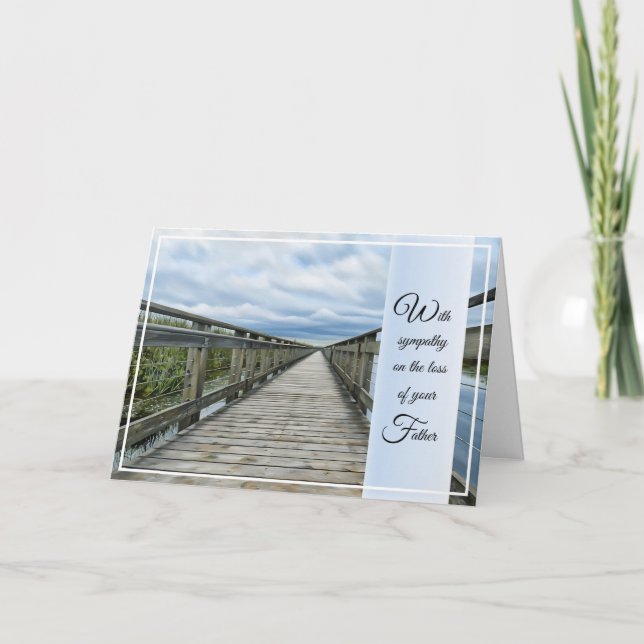 Sympathy on the Loss of Your Father Card Karte (Vorderseite)