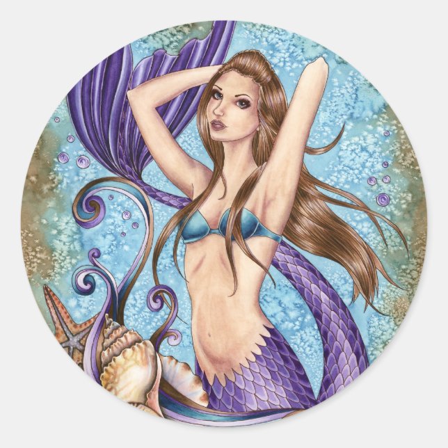 Symphoni - Ocean Mermaid Sticker (Vorderseite)