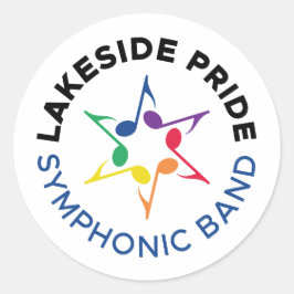 Symphonic Band Kreis Aufkleber