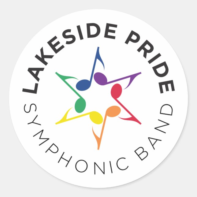 Symphonic Band Sticker (Vorderseite)