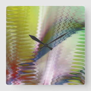 Symphonic II Quadratische Wanduhr