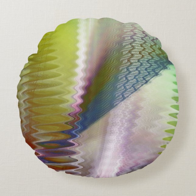 Symphonic II Rundes Kissen (Vorderseite)