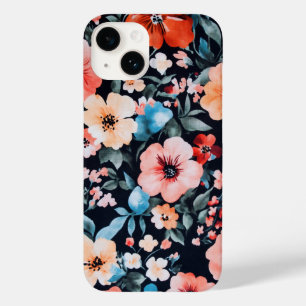 Symphonie am Mitternachtsgarten Print Bold Flora Case-Mate iPhone 14 Hülle