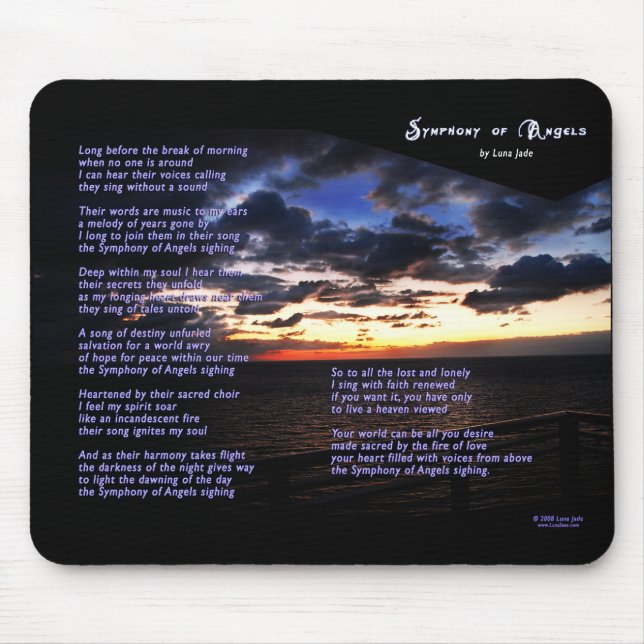 Symphonie der Engel Mousepad (Vorne)