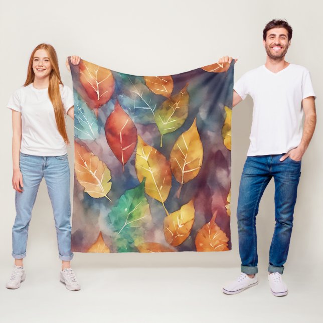 Symphonie der Farben Fleecedecke (Beispiel)