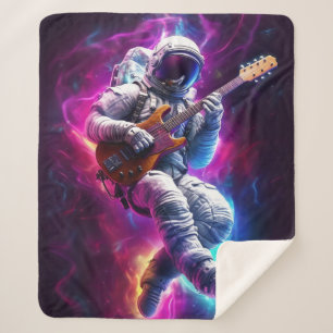 Symphonie der Leere   Neon Cyberpunk Astronaut Sherpadecke