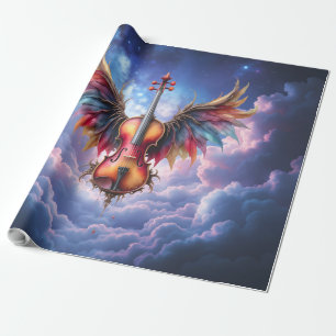 Symphonie der mondbeschienenen Himmel Geschenkpapier