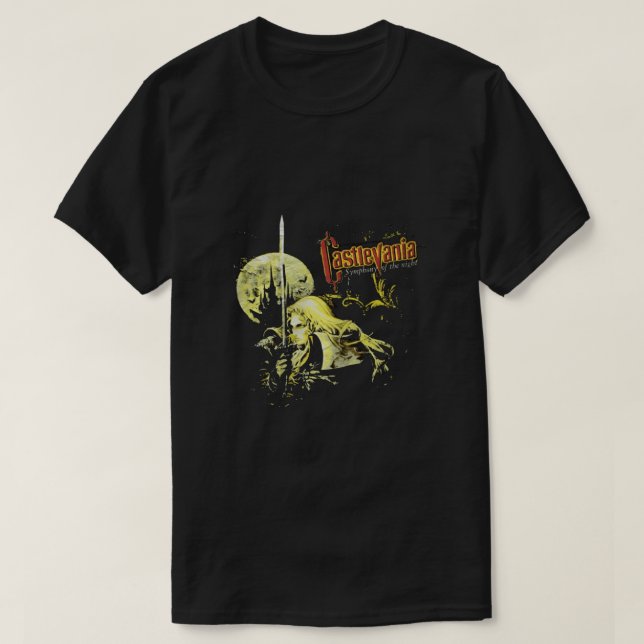 Symphonie der Nacht Alucard Castlevania Spielspass T-Shirt (Design vorne)
