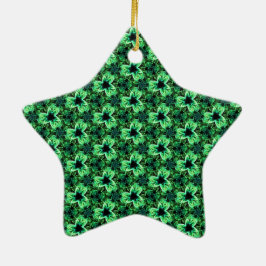 Symphonie in Grün Keramik Ornament