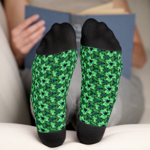 Symphonie in Grün Socken