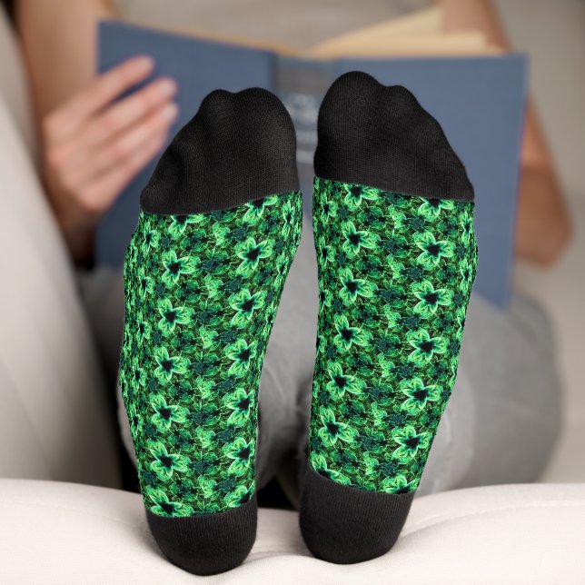 Symphonie in Grün Socken (Unterseite)
