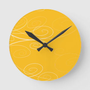 Symphonie-Strudel Runde Wanduhr
