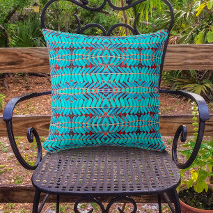 Symphonie von Blätter, Aqua Kissen