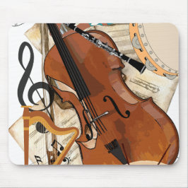 Symphonie von Instrumenten Mousepad