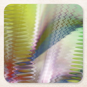 Symphonisches II Rechteckiger Pappuntersetzer