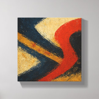 "Symphony of Currents" Kyoto Edo Abstract Leinwanddruck