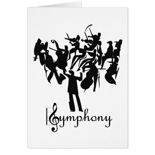 SYMPHONY-Orchester in einem stilisierten Design (Vorne)