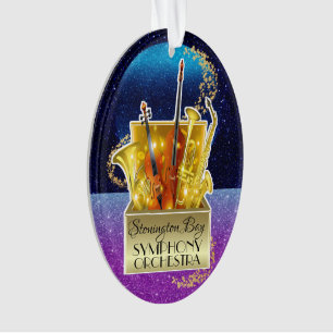 Symphony Orchestra Music Ornament