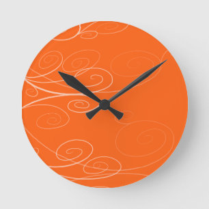 Symphony Swirl Runde Wanduhr