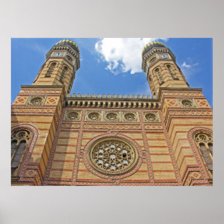 Synagoge, Budapest, Ungarn Poster