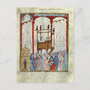 Synagoge, c.1350, Nordspanien Postkarte