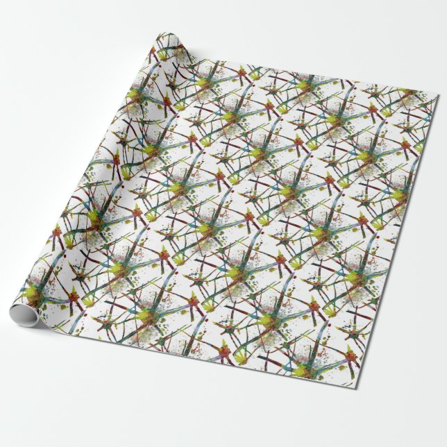 Synapse-medizinisches abstraktes Geschenk Geschenkpapier (Ungerollt)