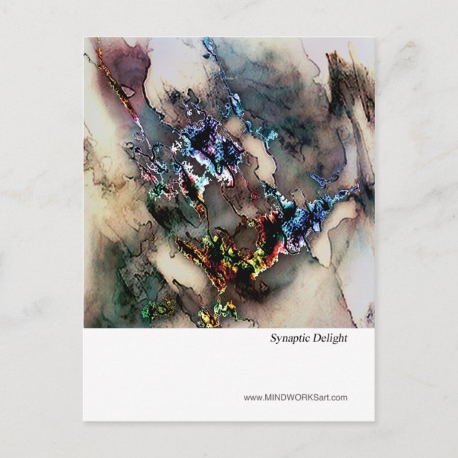 Synaptische Freude Postkarte (Vorderseite)