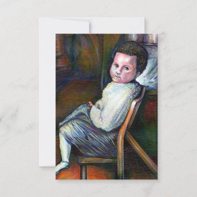 Synästhesie Dankeskarte (Vorderseite)