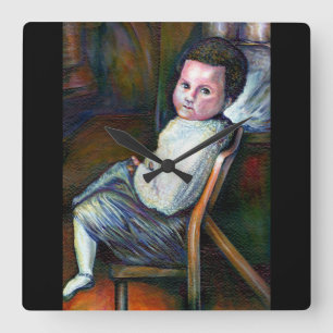 Synästhesie Quadratische Wanduhr