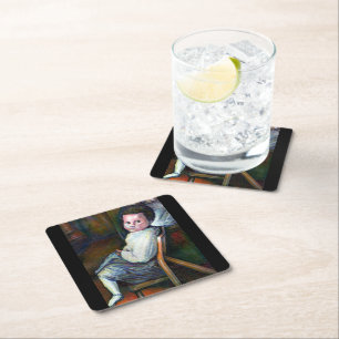 Synästhesie Rechteckiger Pappuntersetzer