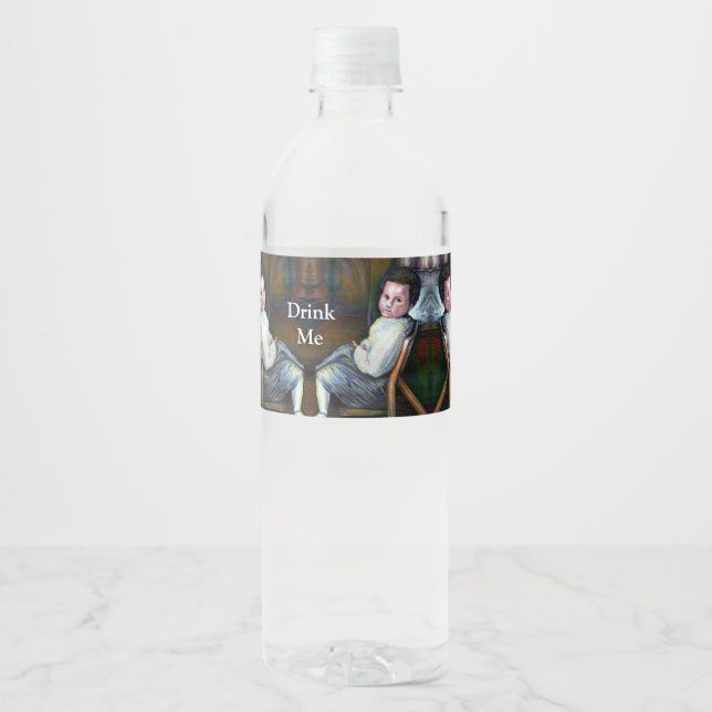 Synästhesie Wasserflaschenetikett (Vorderseite)