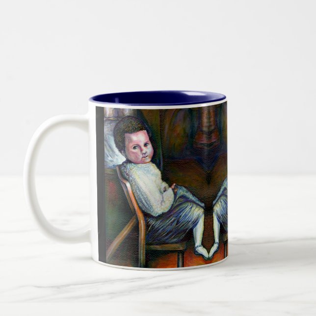 Synästhesie Zweifarbige Tasse (Links)