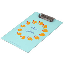 Synchro Coach Synchronschwimmen Goldfish Niedlich Klemmbrett