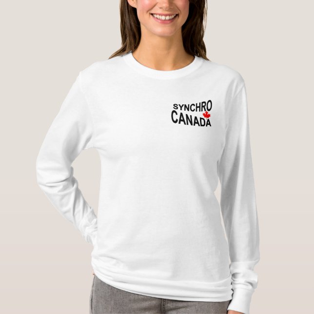 Synchro- Kanada-Senior-Team T-Shirt (Vorderseite)