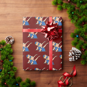 Synchro-Schwimmen Geschenkpapier