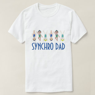 SYNCHRO VATER Synchronisierter Name der Schwimmtoc T-Shirt