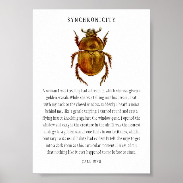 Synchronicity Scarab Poster (Vorne)