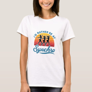 Synchronisierte Skaten - ich wäre eher bei Synchr T-Shirt