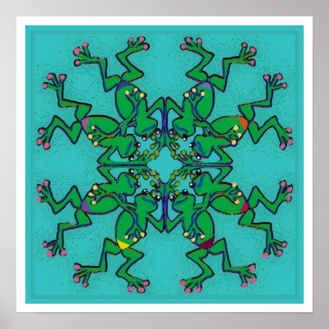 Synchronisiertes Schwimmteam Poster (Vorne)