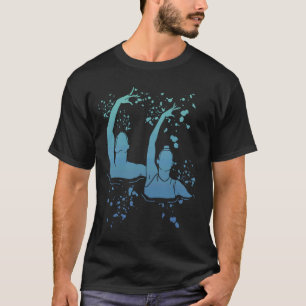 Synchronschwimmen Colorsplash Team Künstlerische A T-Shirt