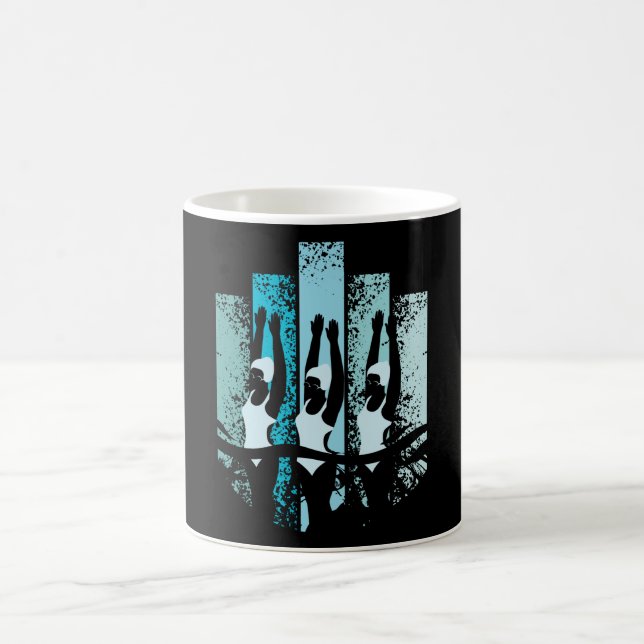 Synchronschwimmen Kaffeetasse (Mittel)