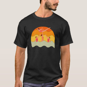 Synchronschwimmen künstlerischer Schwimmer Retro 1 T-Shirt