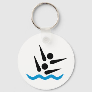 Synchronschwimmen Schlüsselanhänger