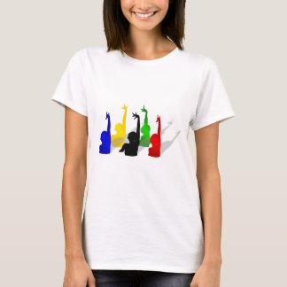 Synchronschwimmen synchronisierte Schwimmer T-Shirt
