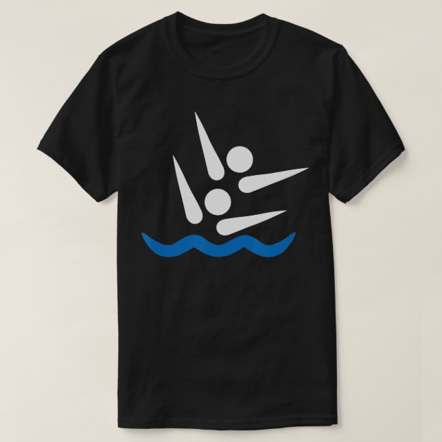 Synchronschwimmen T-Shirt (Design vorne)