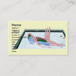 Synchronschwimmen-Visitenkarten Visitenkarte